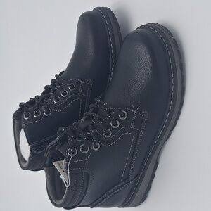 Falls Creek Black Boots Boys Hiking